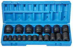 Grey Pneumatic 1719 1/2" drive 12-point socket set - SAE